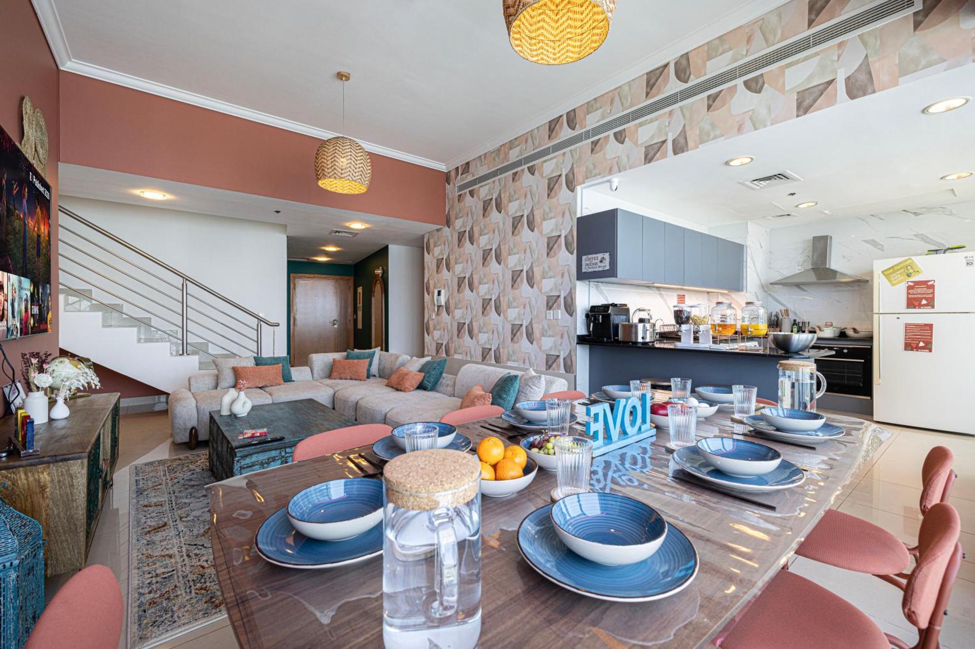 Capsule Experience Duplex - Panoramic Sea View - Nowmade La Marina Albergue Dubái Exterior foto