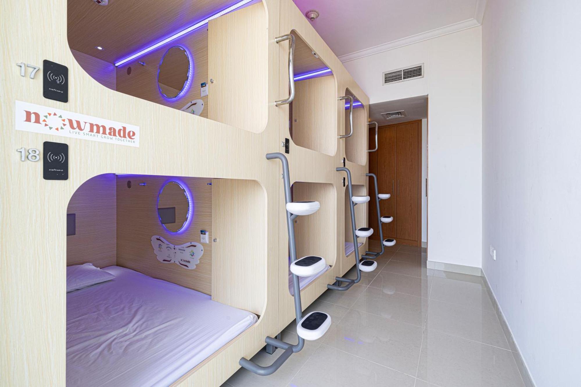 Capsule Experience Duplex - Panoramic Sea View - Nowmade La Marina Albergue Dubái Exterior foto