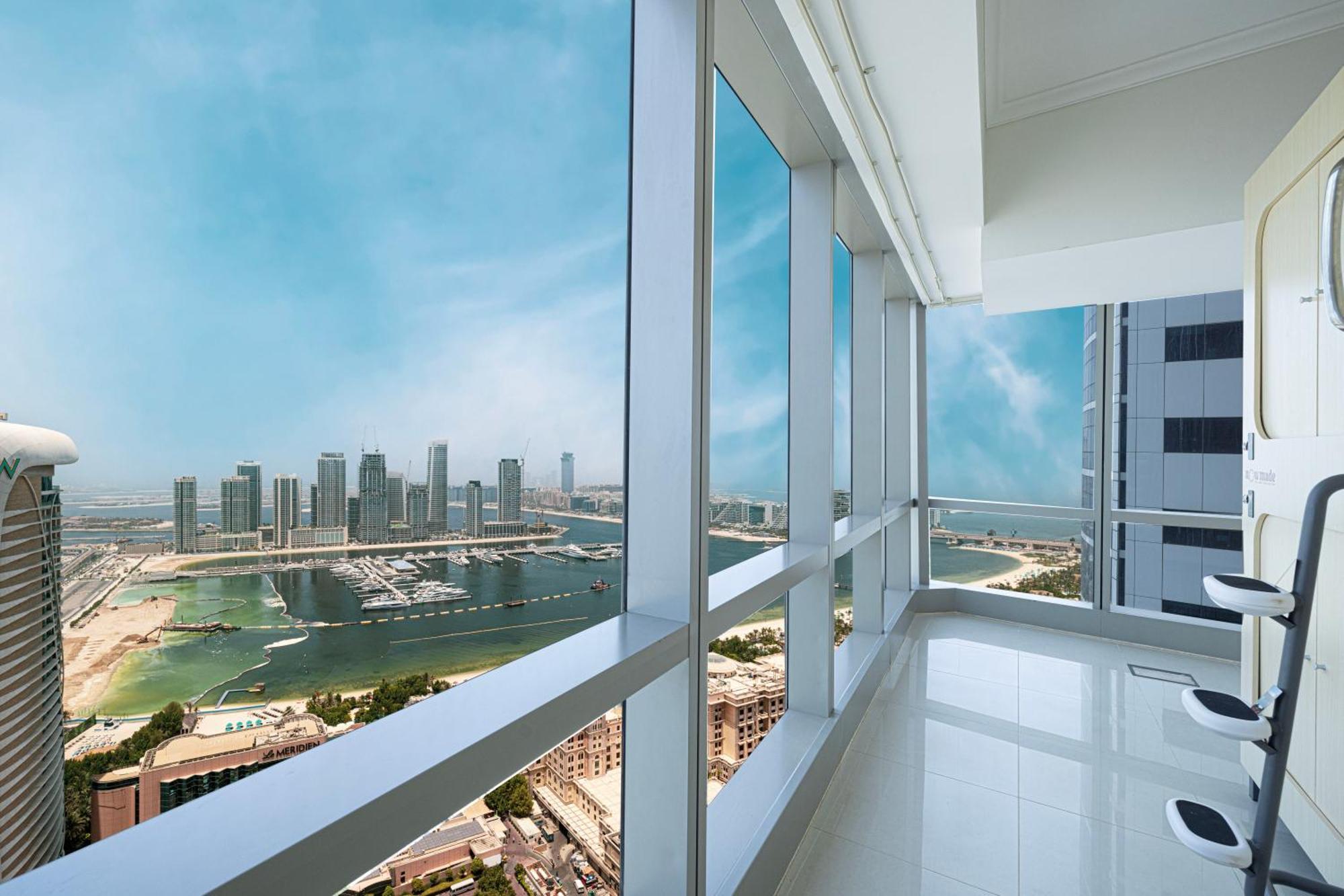 Capsule Experience Duplex - Panoramic Sea View - Nowmade La Marina Albergue Dubái Exterior foto